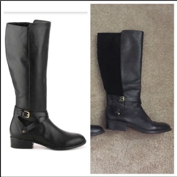 ralph lauren black riding boots